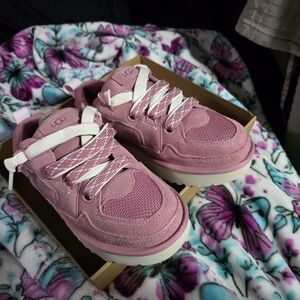 UGG Pink Sneakers with White Laces